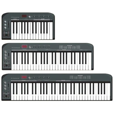 MIDI-ohjaimen näppäimistö